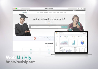 Design and development of Univly International website