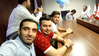 Birthday party of Mr. Alireza Khodabakhsh, one of the heads of the company